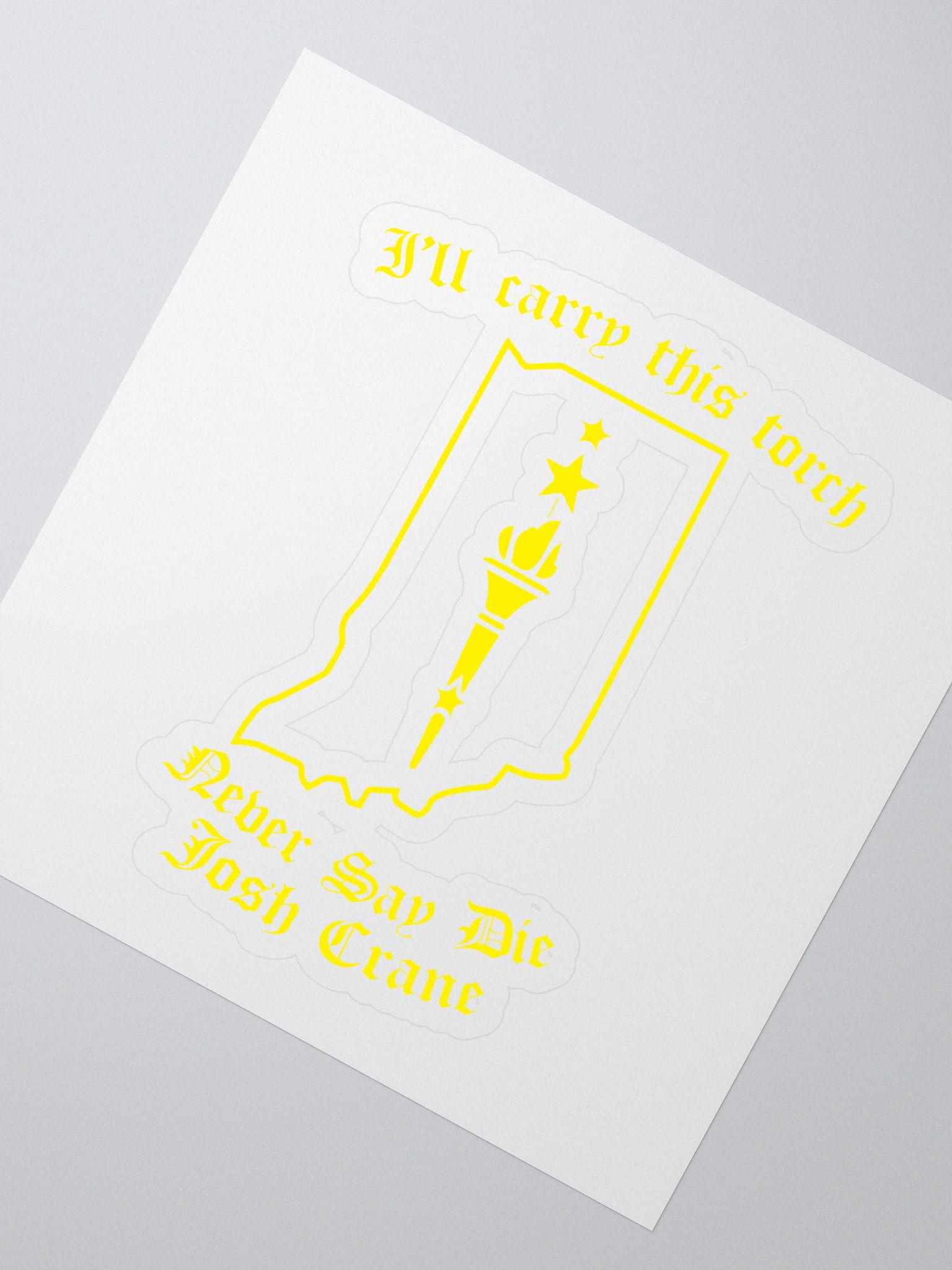 I'll Carry This Torch Sticker product image (2)