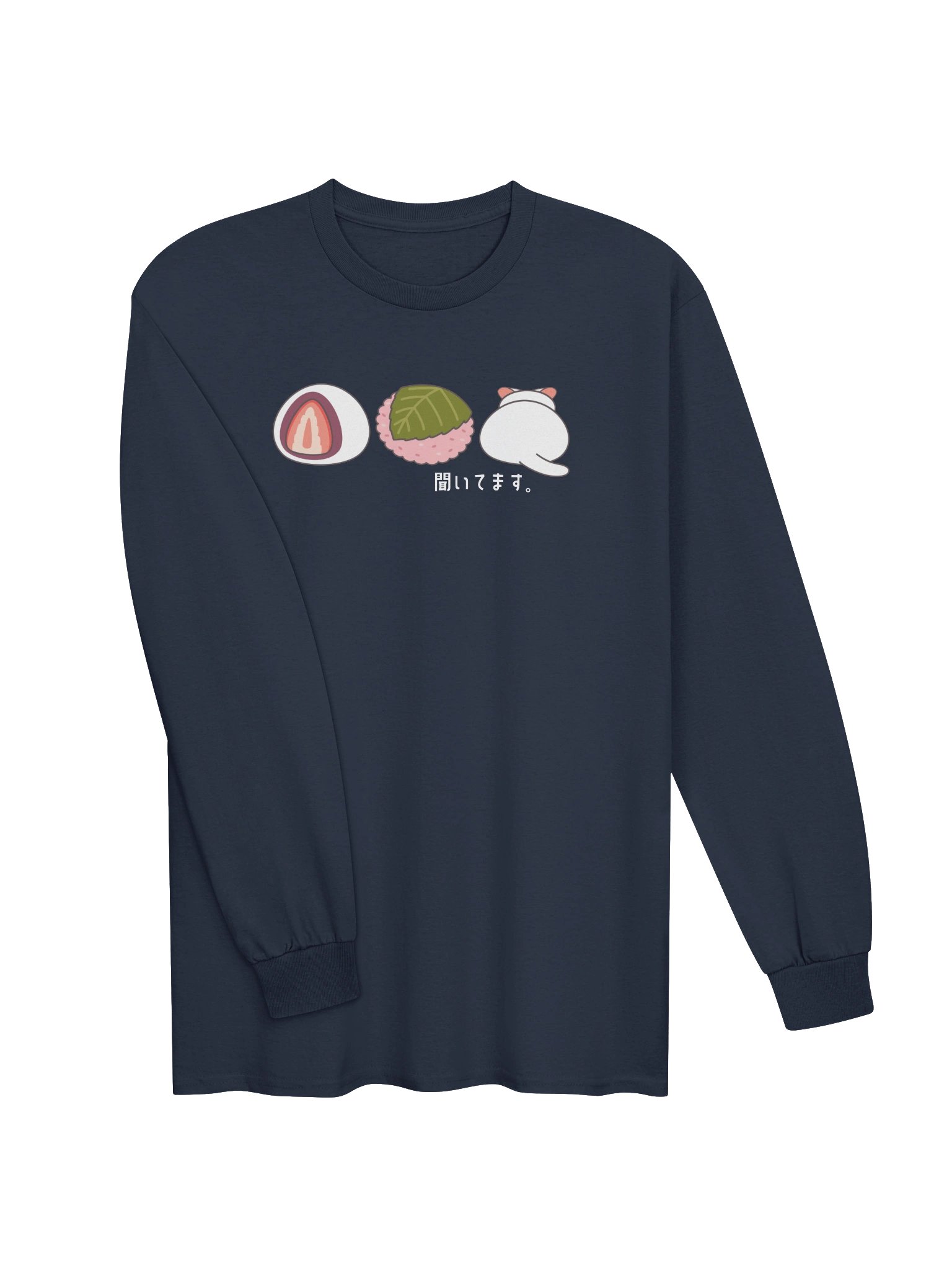 Daifuku Mochi Cat - Unisex Adult Long Sleeve T-shirt product image (2)