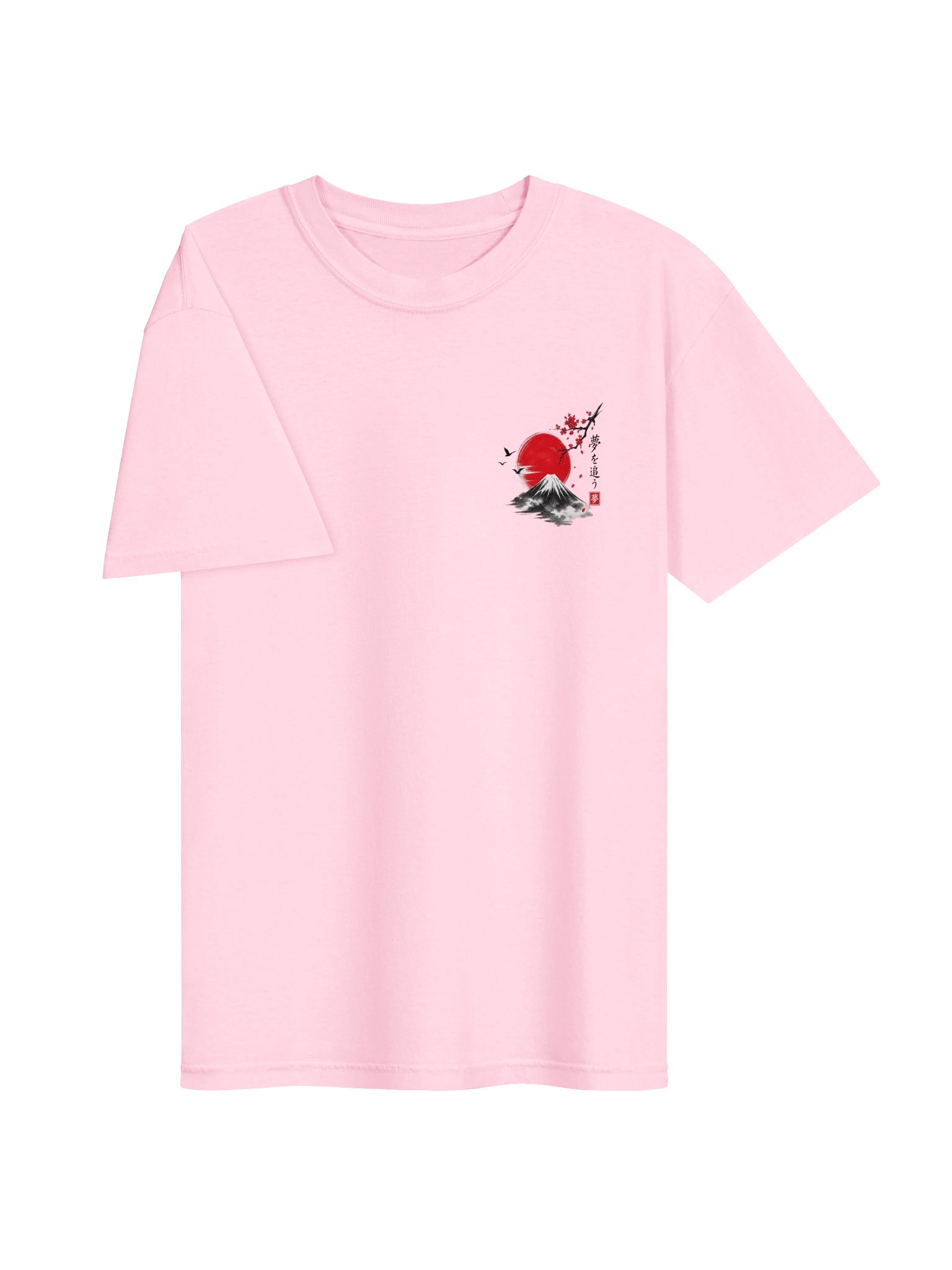 Japanese Mountain Sunset Graphic Tee | Mount Fuji Aesthetic Shirt product image (4)
