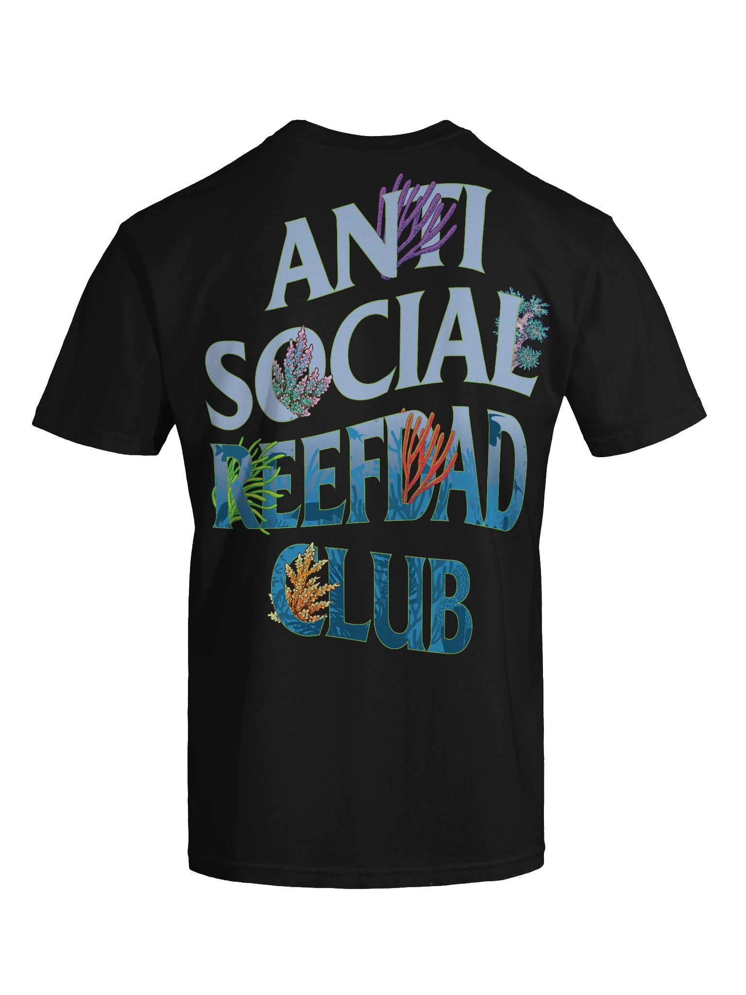 Anti Social Reef Dad Club Shirt – Funny Coral Reef Fishing & Ocean Lover Graphic Tee product image (11)