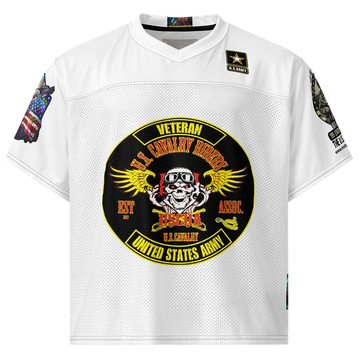 USCRA White Football Jersey product image (1)
