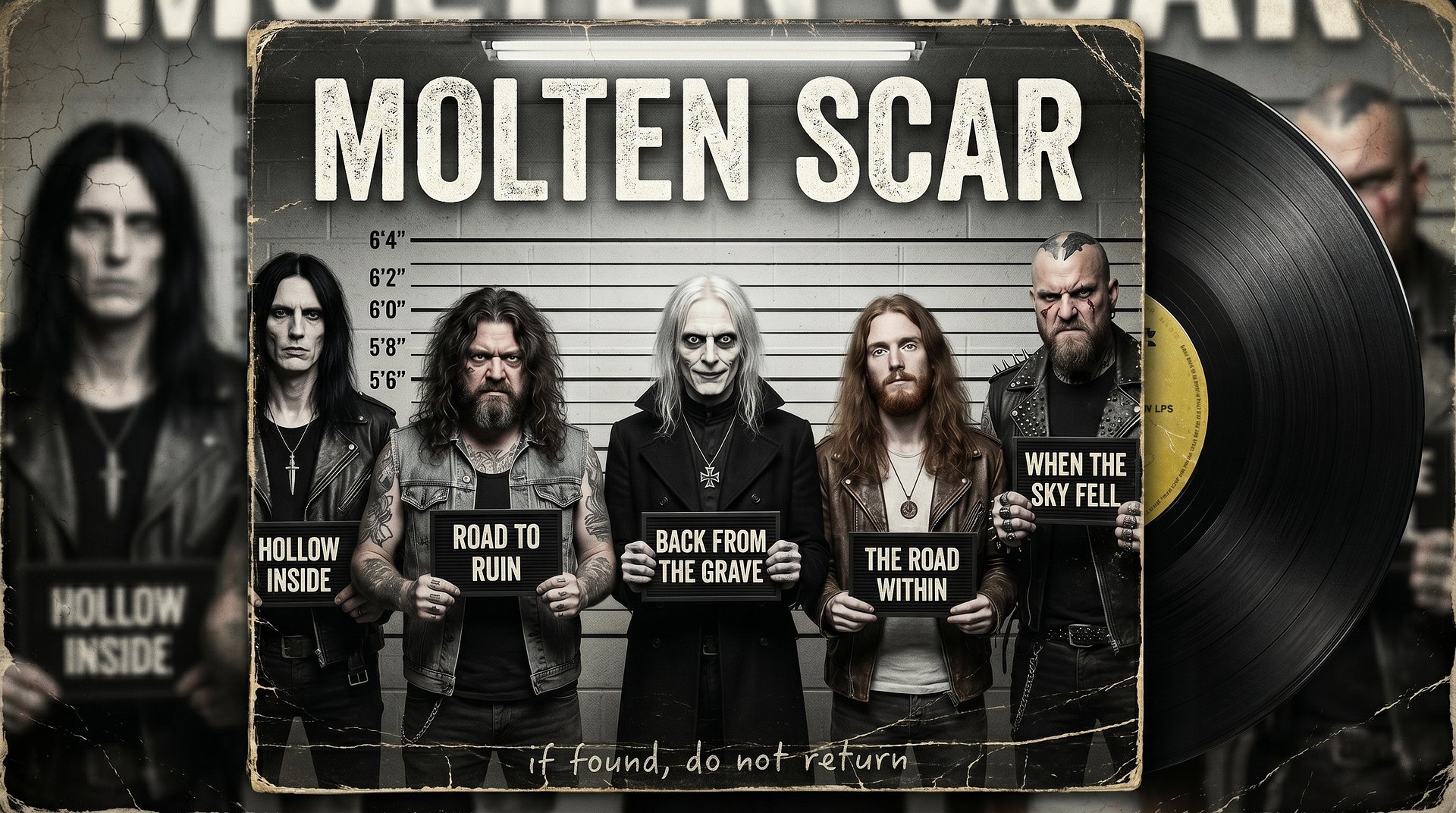 MOLTEN SCAR - Wanted Dead [Full Album] product image (1)