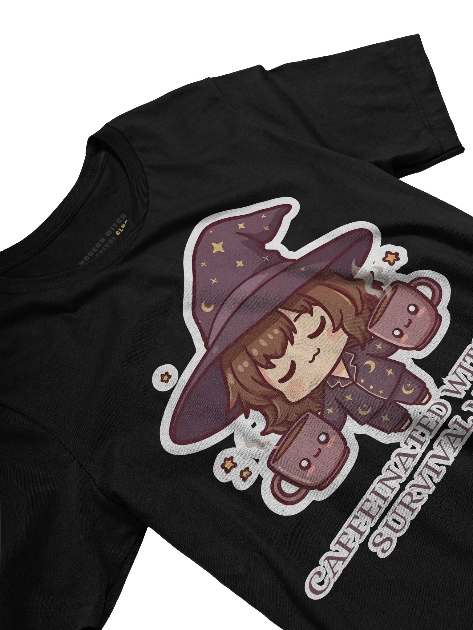 Caffeinated witch in survival mode - Cozy Witch T-Shirt product image (20)