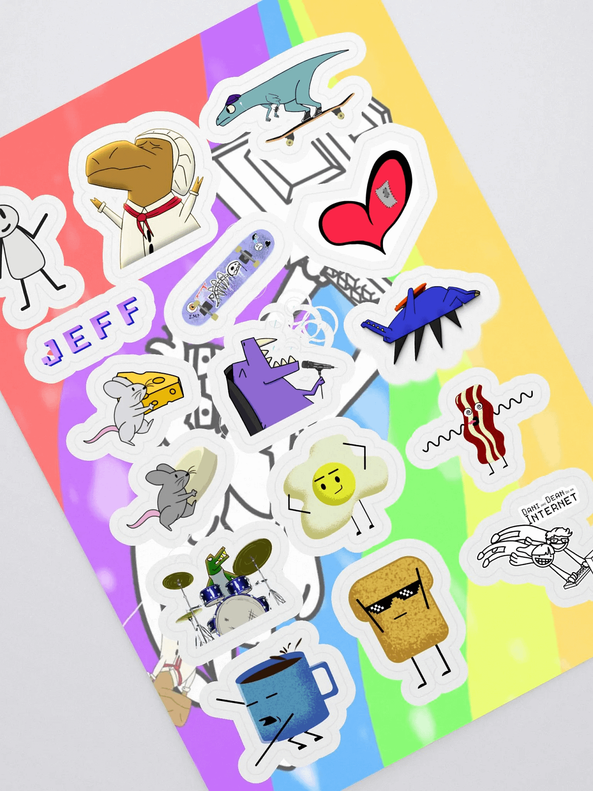 Dani & Dean Do An Internet Sticker Sheet | Basement Shop