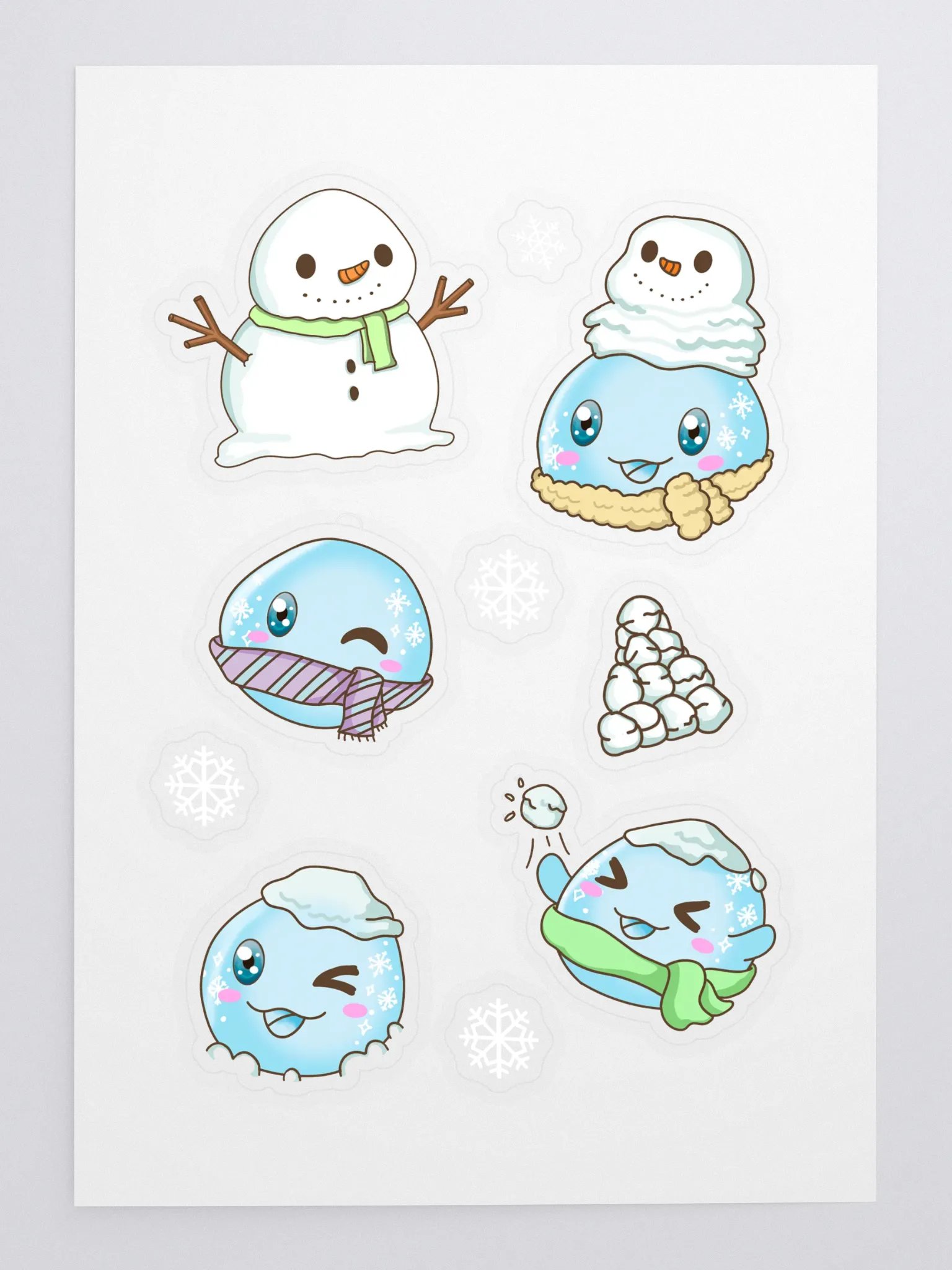 Snow Slime Sticker Sheet product image (3)