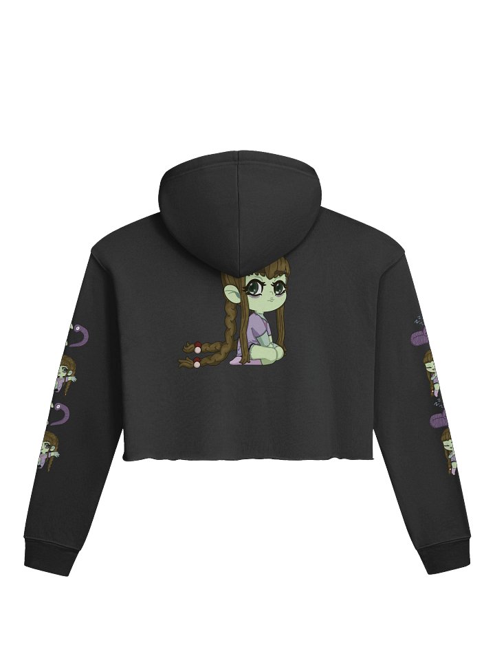 Brain's! Bella+Canvas Fleece Crop Hoodie product image (4)
