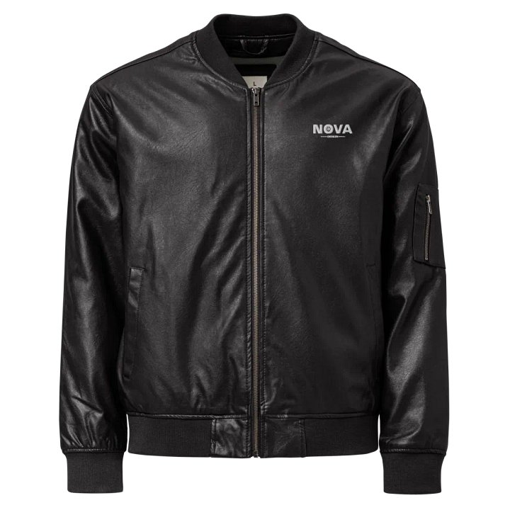 NOVA Origin - Faux Leather Bomber Jacket product image (1)