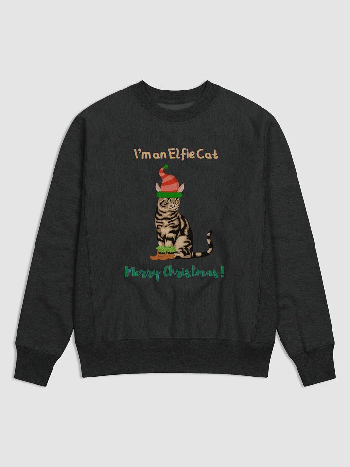 I'm an Elfie Cat black sweatshirt. product image (1)