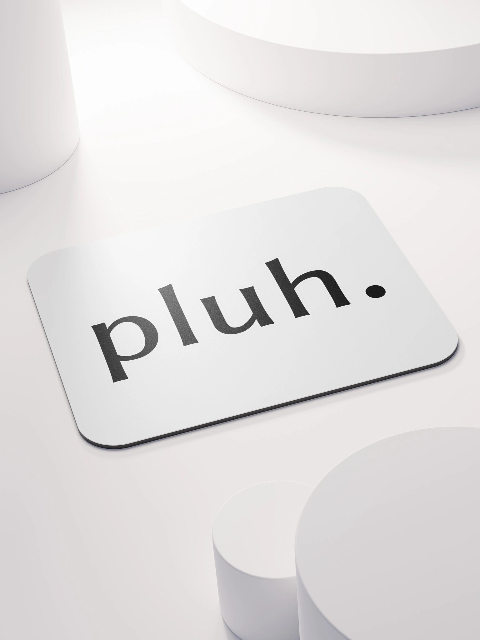 pluh. White Mouse Pad product image (4)