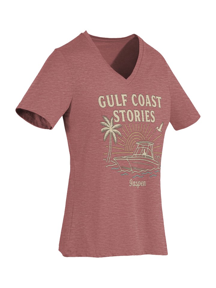 9aspen | Gulf Coast Stories (Women’s V-Neck) product image (2)