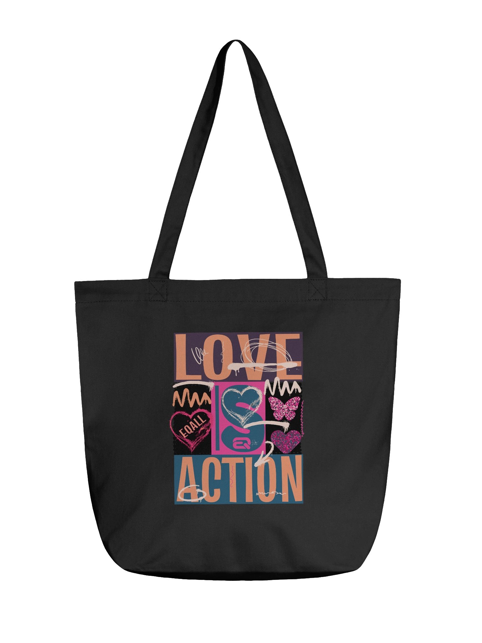 Love is Action! ECO Tote-bag by EQALL® Originals_Pop Candy product image (1)
