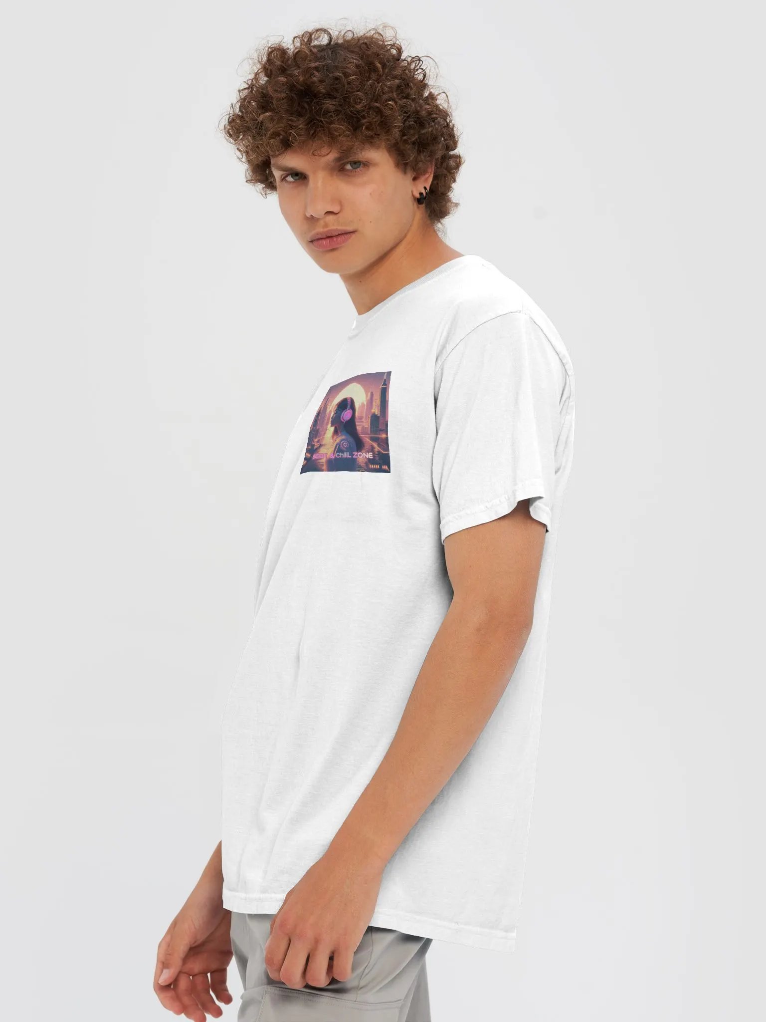 Futuristic Beats Comfort Tee product image (6)