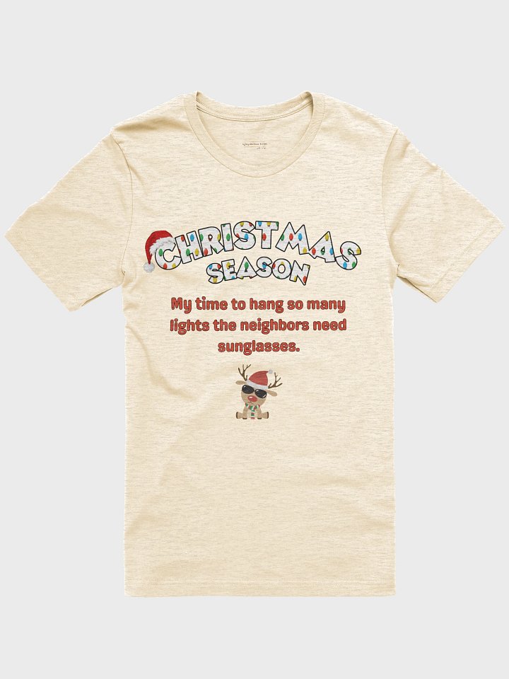 Christmas Season – Light Overload Funny T-Shirt (Multiple Colors) product image (1)
