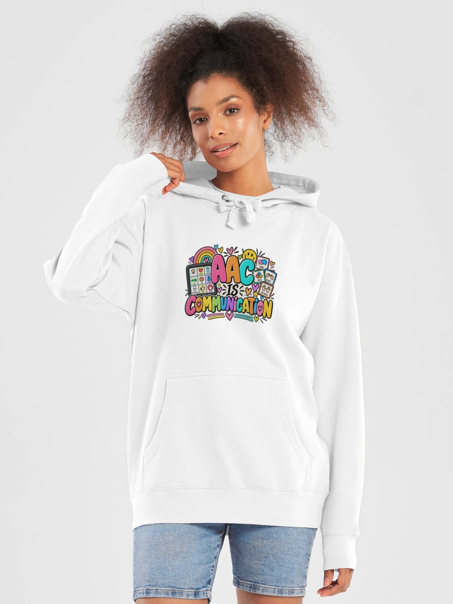 AAC Is Communication Hoodie (POD Ready) product image (17)