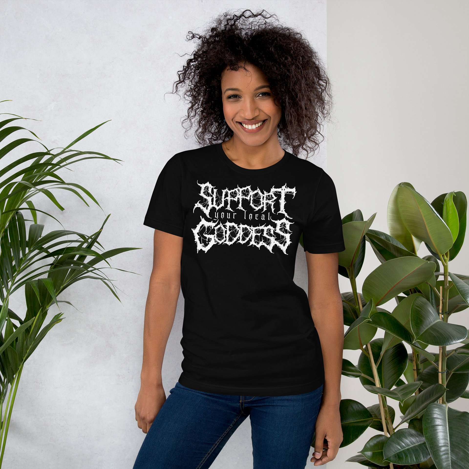 Support You Local Goddess Fitted Tee product image (21)
