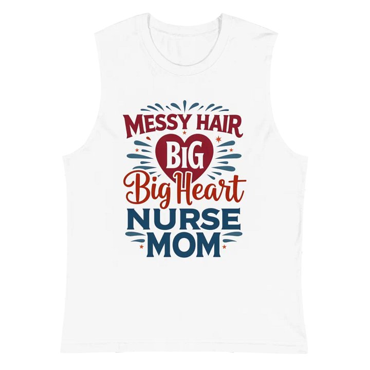 Bold Nurse Mom Muscle Tank product image (6)