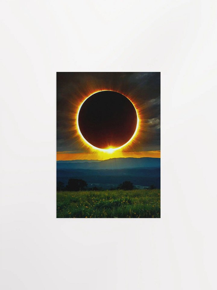 Eclipse Corona: Matte Poster Print product image (7)