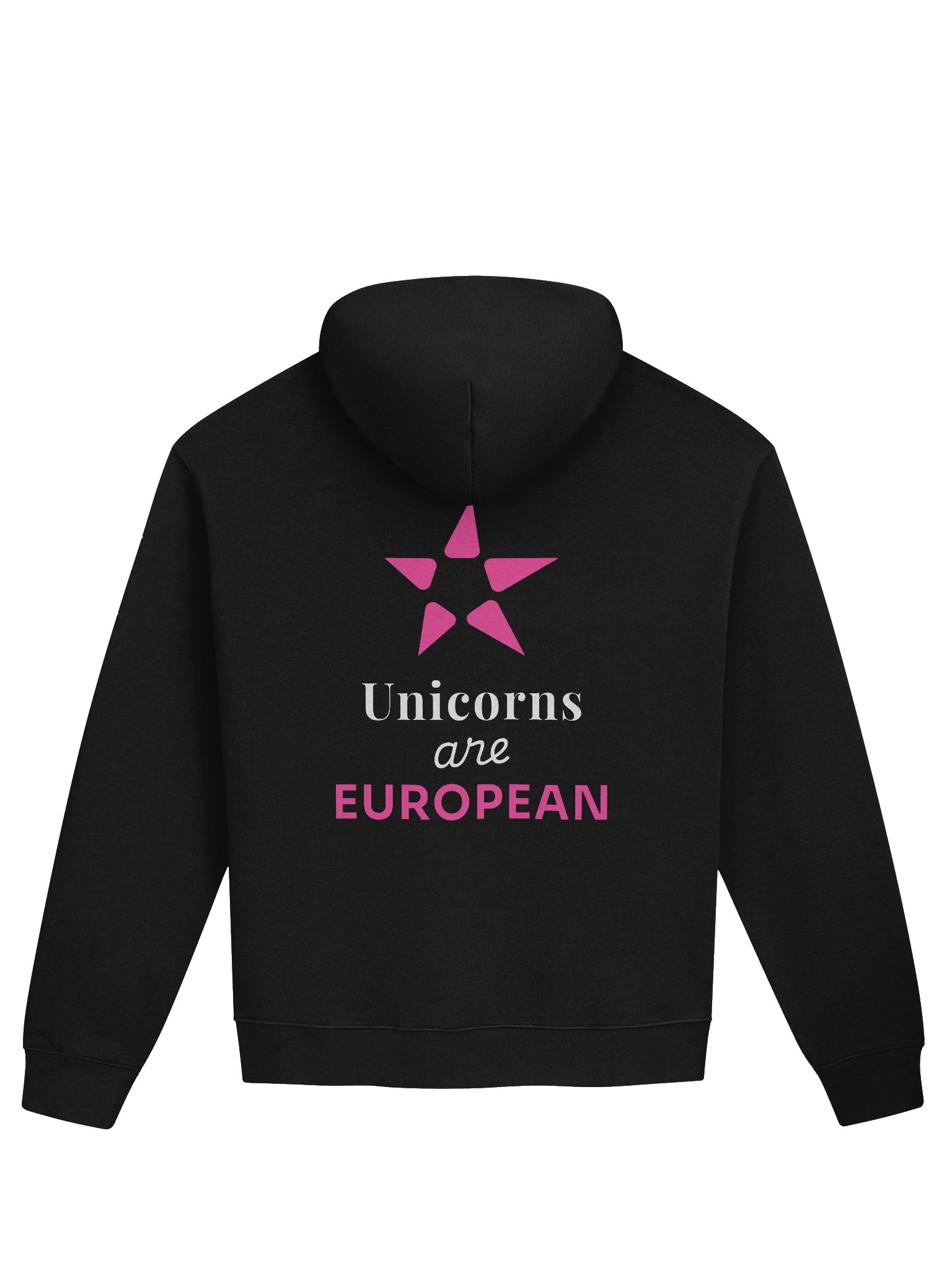 Unicorns Are European - Black Hoodie product image (4)