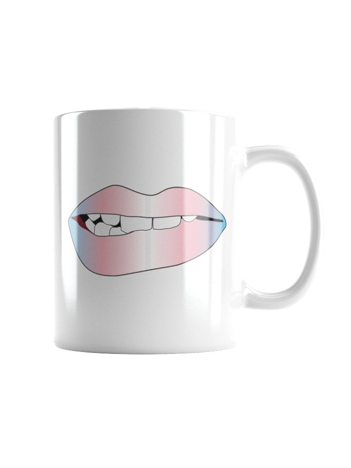 Trans Pride Gradient Biting Lips Mug product image (1)