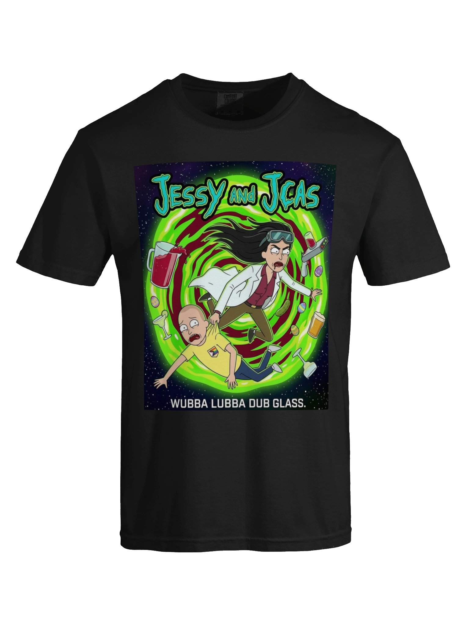 Wubba Lubba Dub Glass: OAGOT Multiverse Heavyweight Tee product image (5)