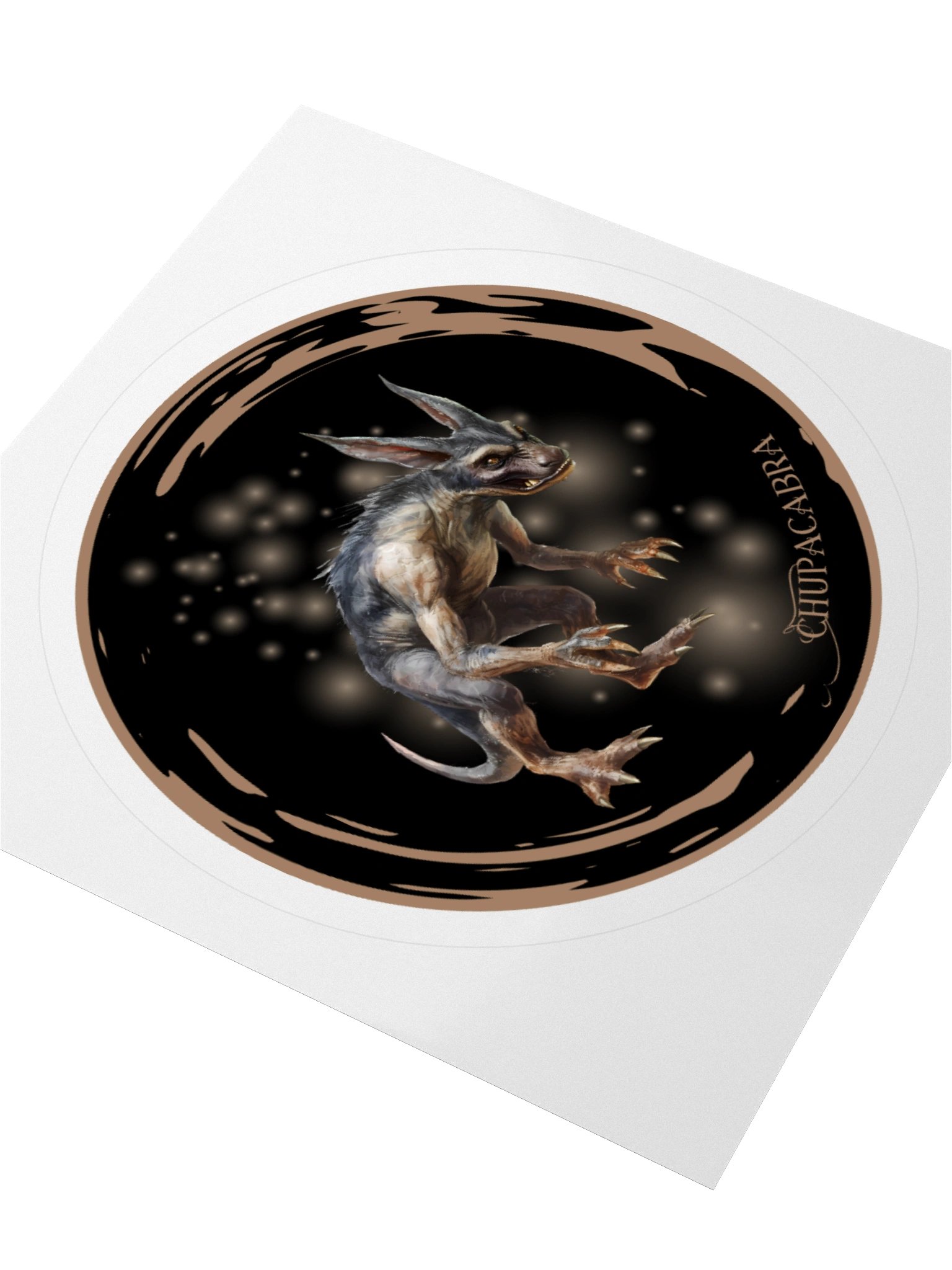 Mystical Chupacabra Kiss Cut Stickers product image (3)