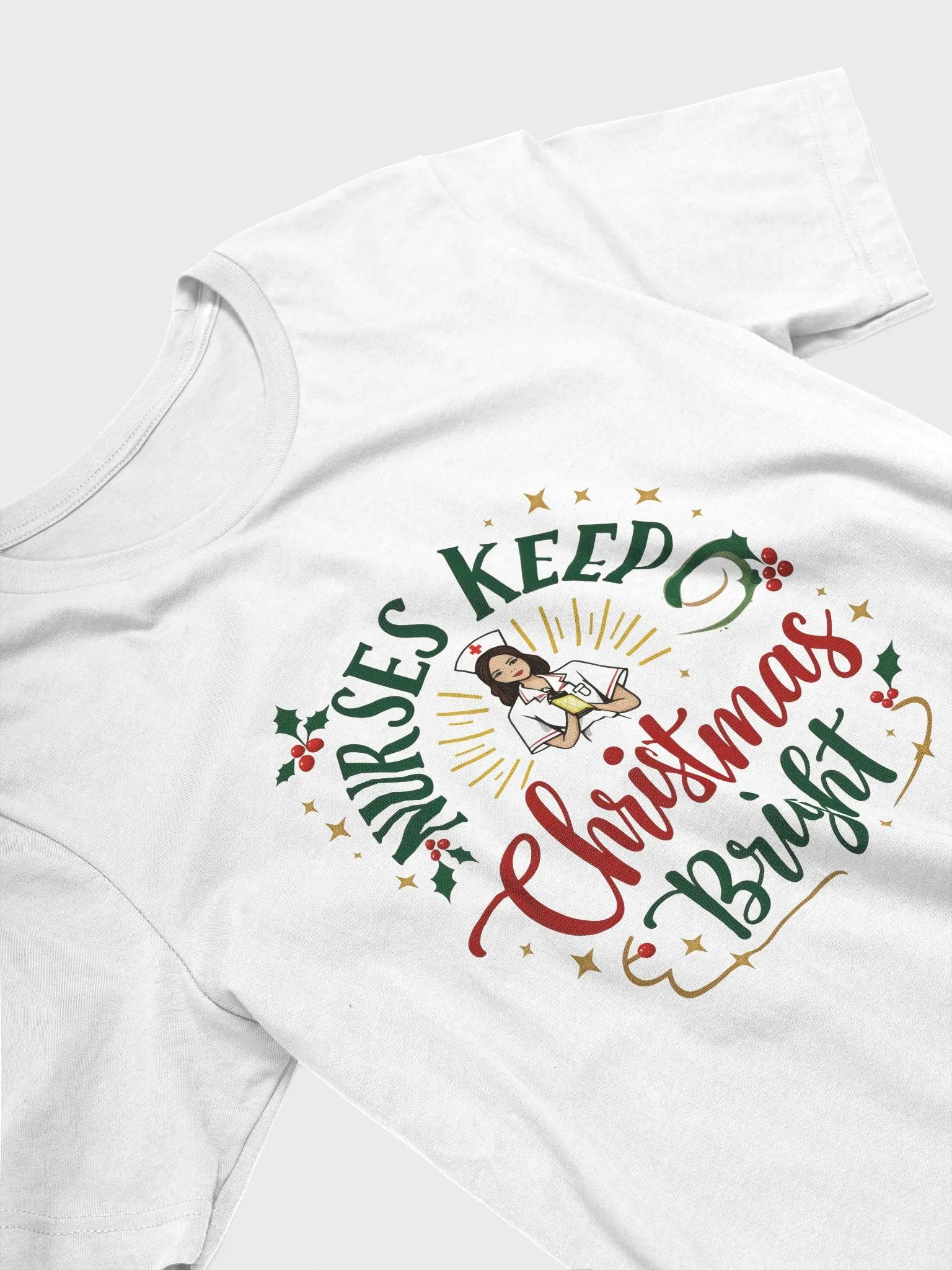 Nurse Lantern Christmas T-Shirt product image (30)
