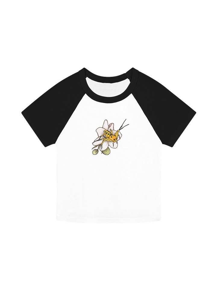 pikachu crab spider raglan crop product image (2)