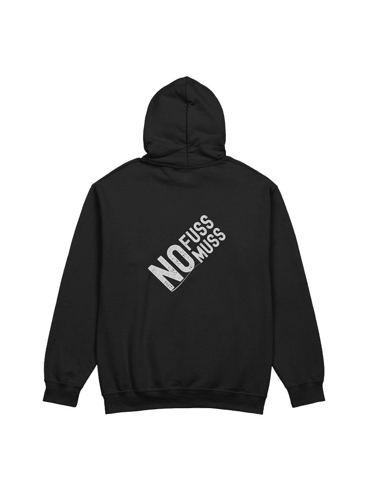 Classic No Nonsense Hoodie | No Fuss No Muss Graphic | Gildan Heavy Blend Comfort product image (2)