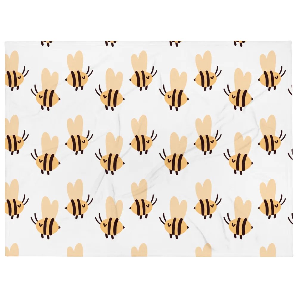 bee cozy blanket product image (8)