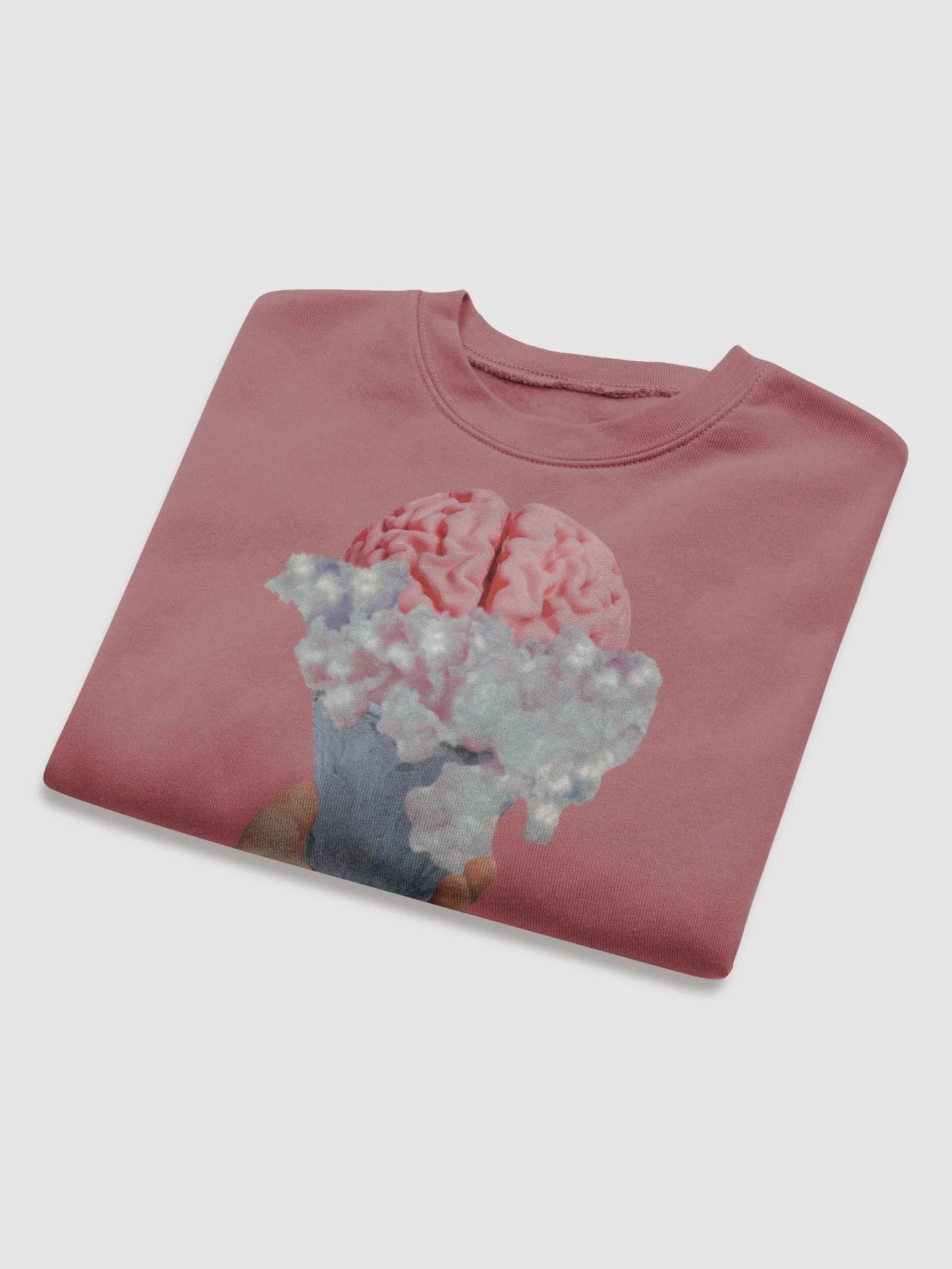 Brain Bath Cropped Sweatshirt product image (24)