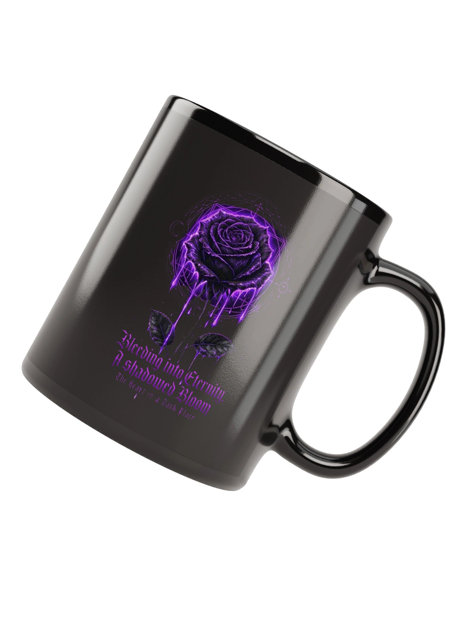 Shadowed Bloom Purple Rose Mug product image (11)