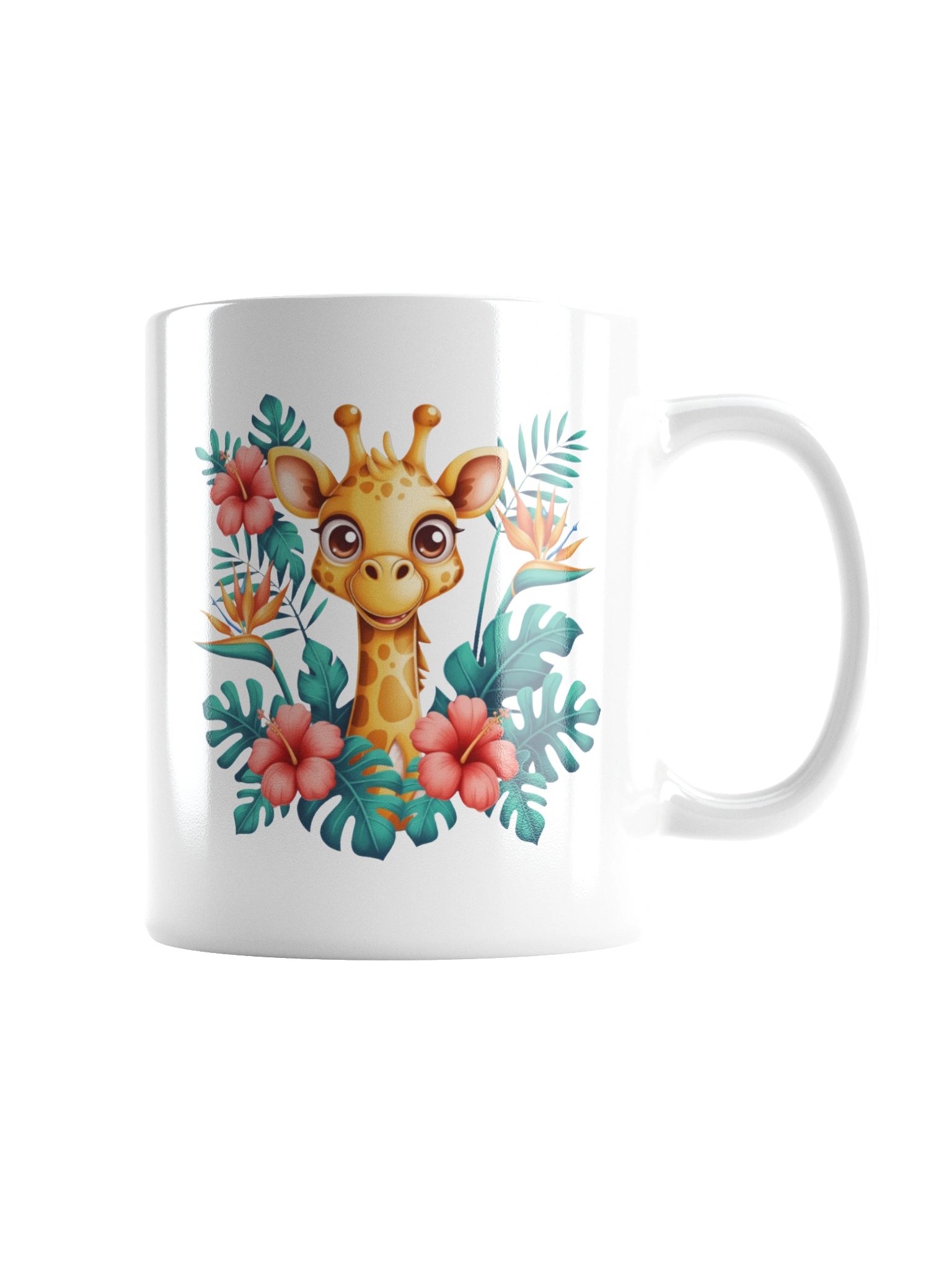 Tropical Giraffe Animal Coffee Mug product image (8)
