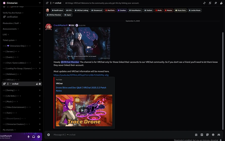 VRChat channel