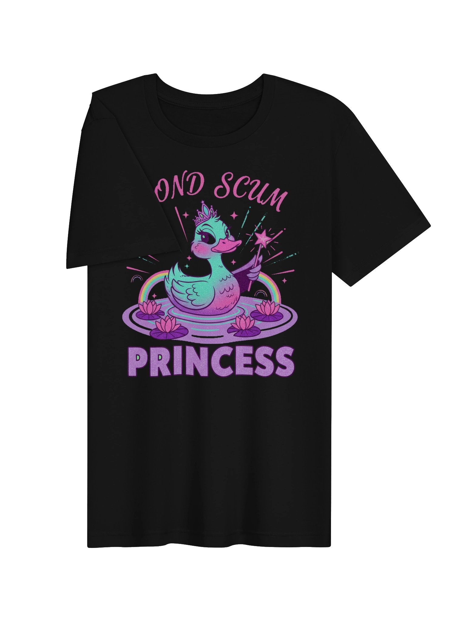 Pond Scum Princess Sparkle Duck Tee product image (3)