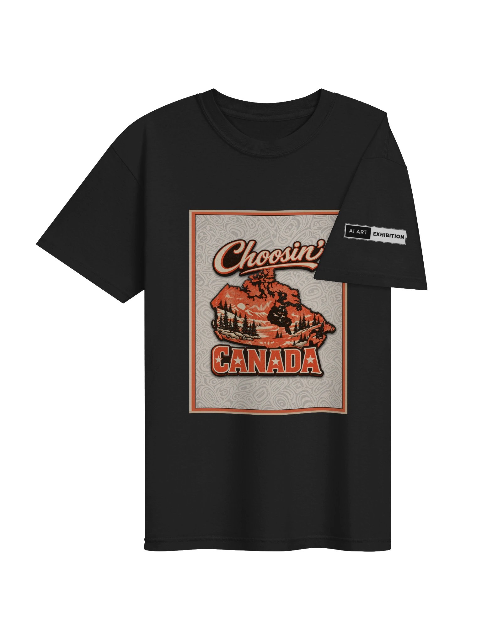 "CHOOSIN' CANADA" 100% cotton T-shirt product image (8)