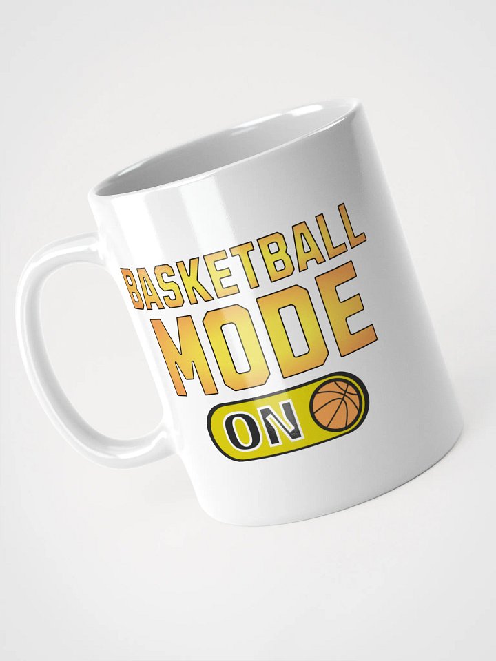 Basketball Mode On - White Glossy Mug product image (2)