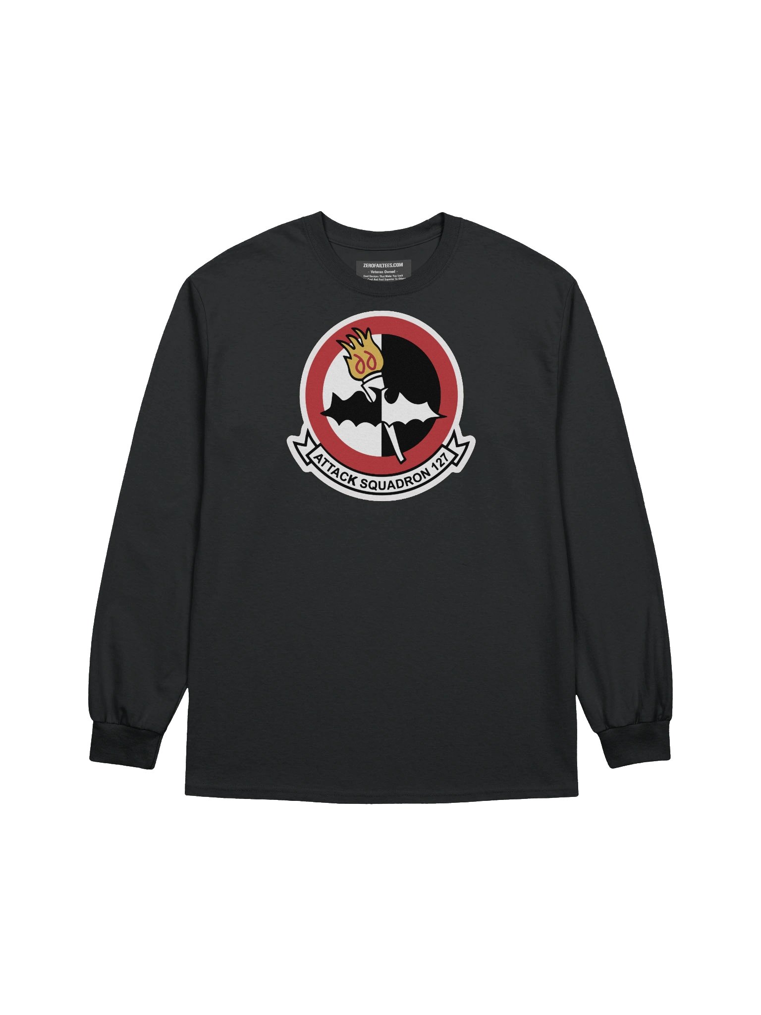 VA-127 Batmen Cotton Long Sleeve T-Shirt product image (1)