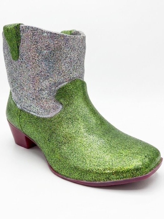 Cowgirl Boot 4 inch. Planter (Green) product image (2)