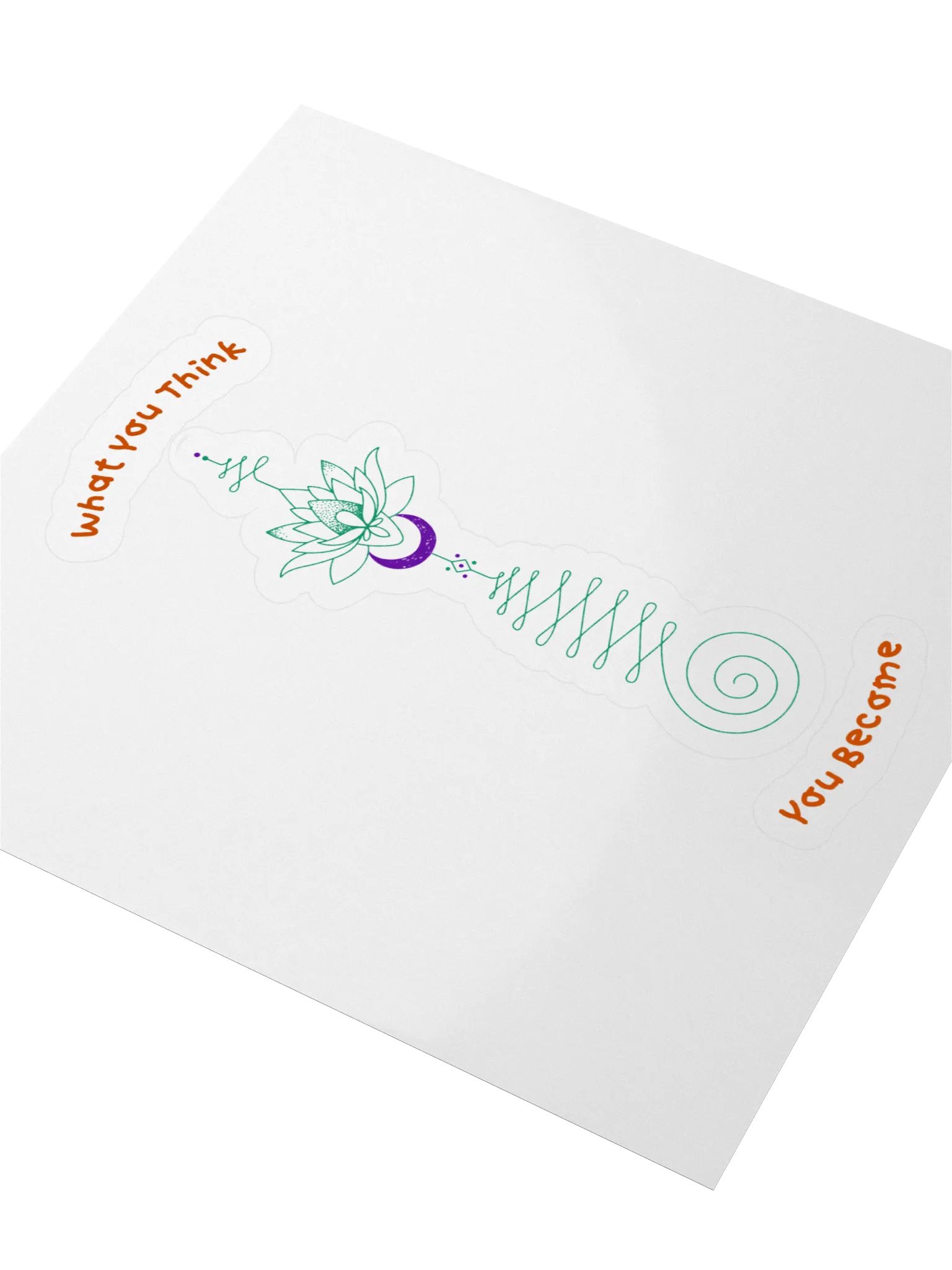 Mystic Lotus Kiss Cut Stickers product image (3)