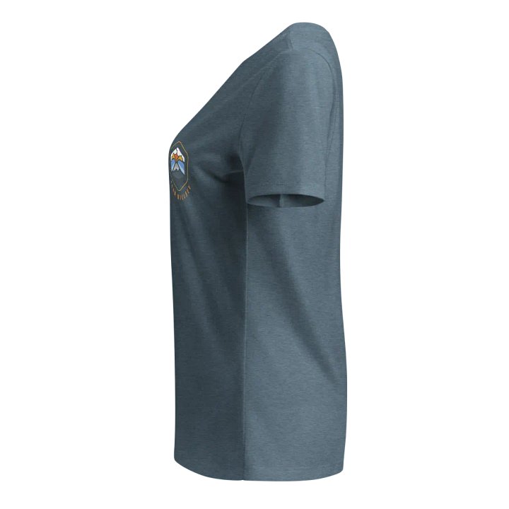 Volcanic Eruption Relaxed V-Neck Tee w/small logo product image (2)