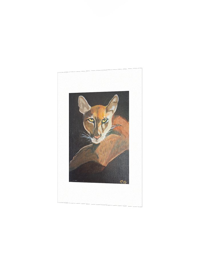 A Serious Puma from Carate — Matte Poster product image (2)