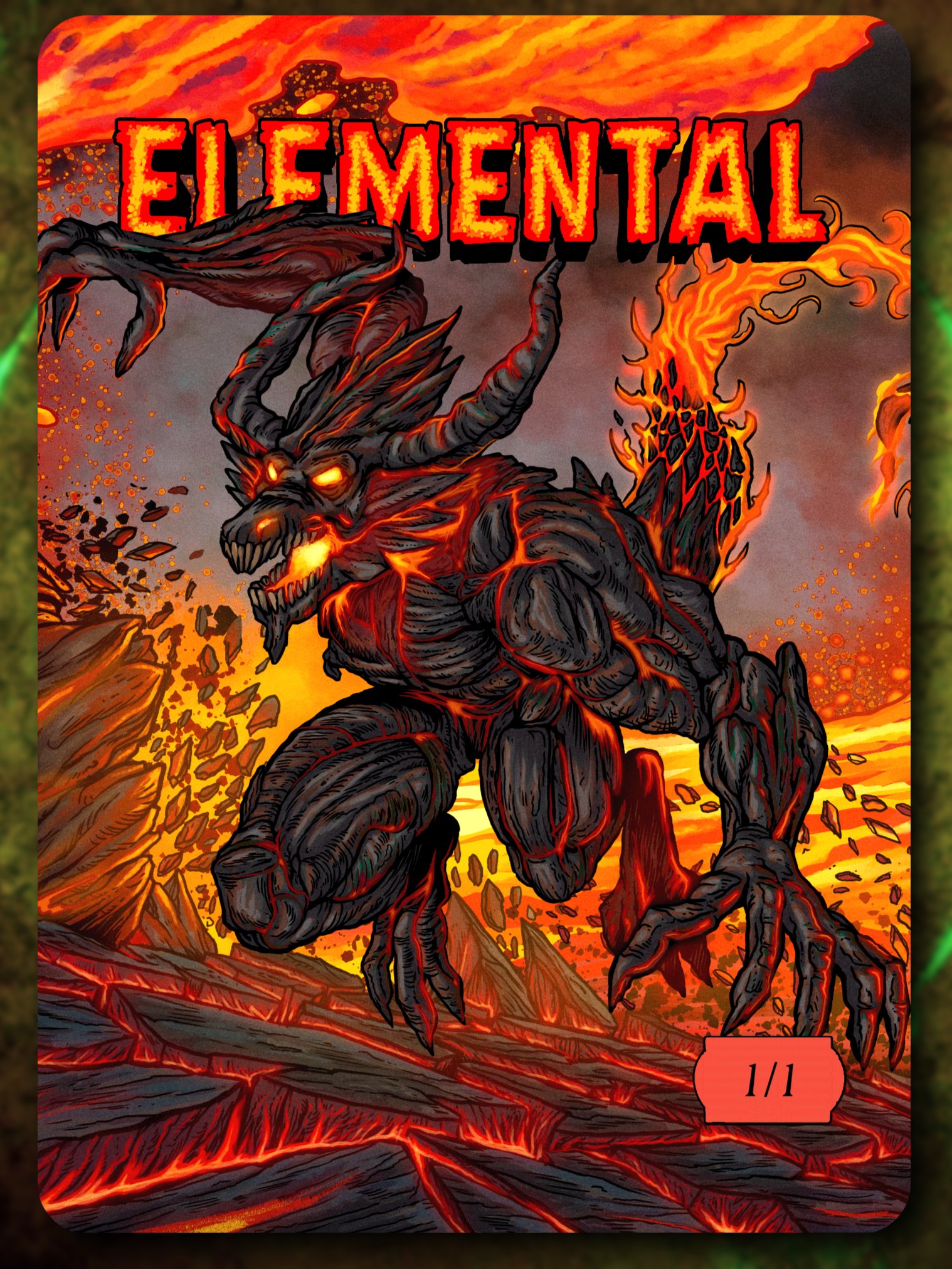 Elemental 1/1 Full Art Token product image (1)