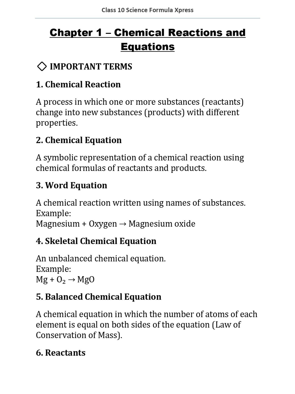 Class 10 Science Formula Xpress product image (2)