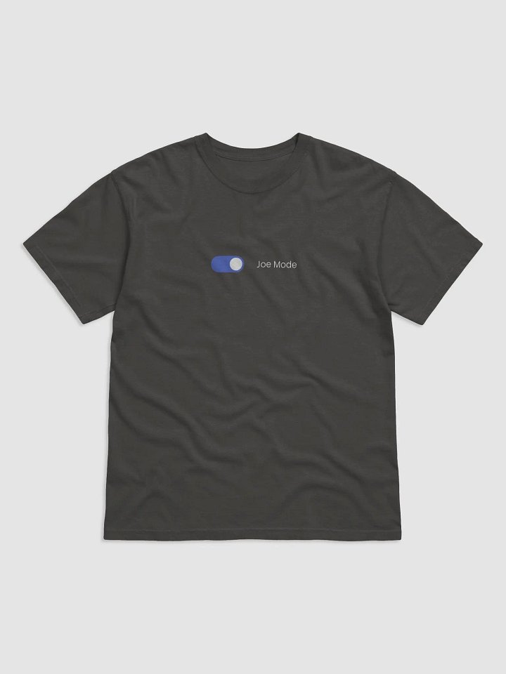 joe mode t-shirt - 100% cotton (white text) product image (2)