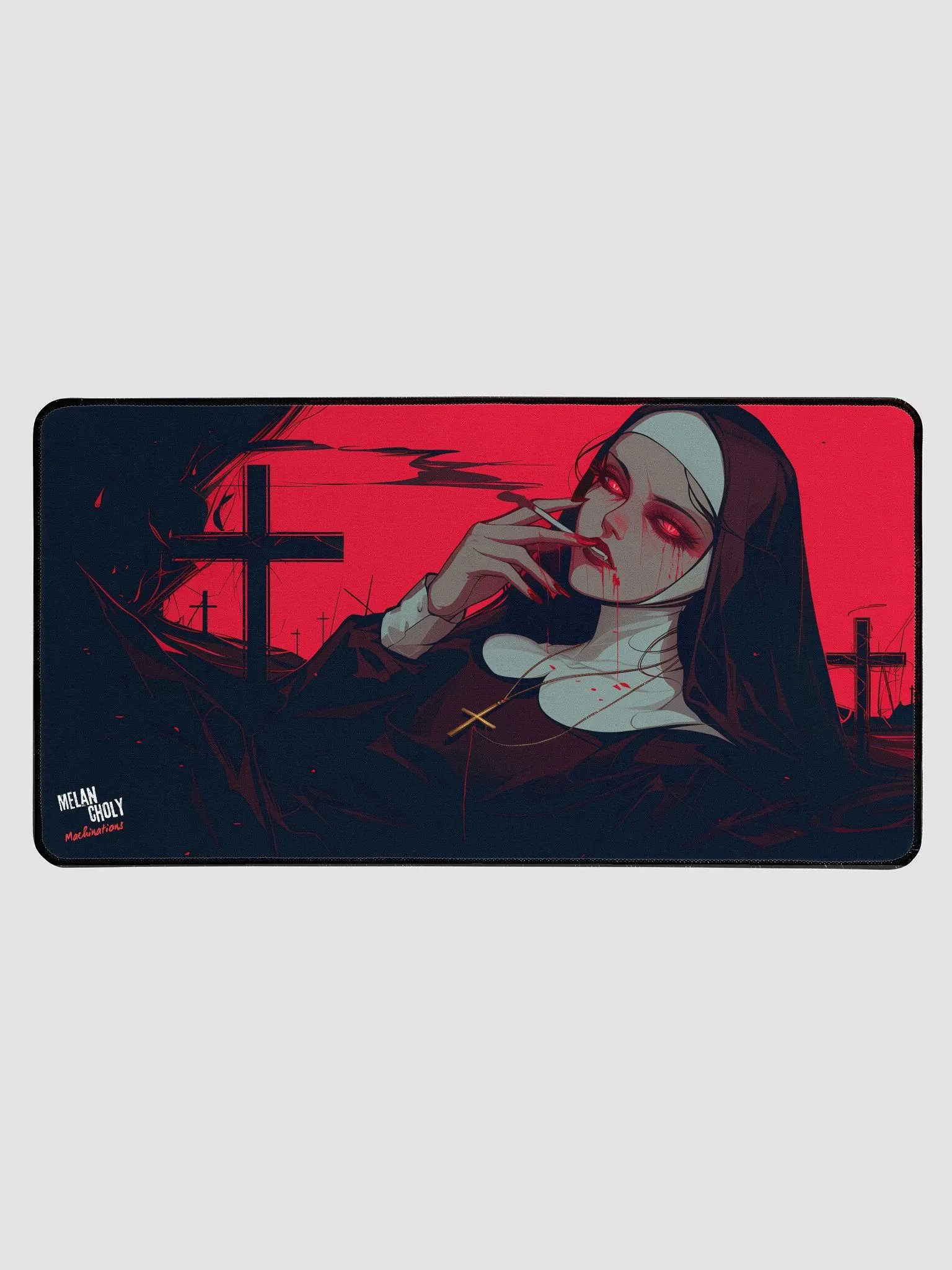 Gothic Nun Desk Mat product image (1)