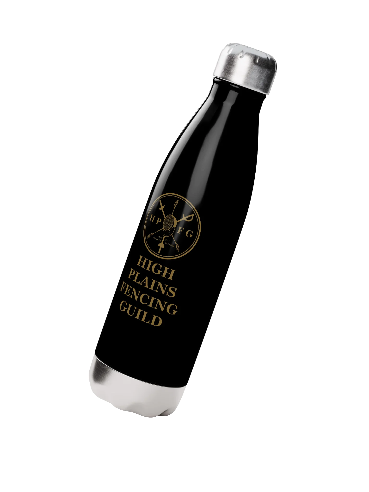 High Plains Fencing Club Stainless Steel Water Bottle product image (3)