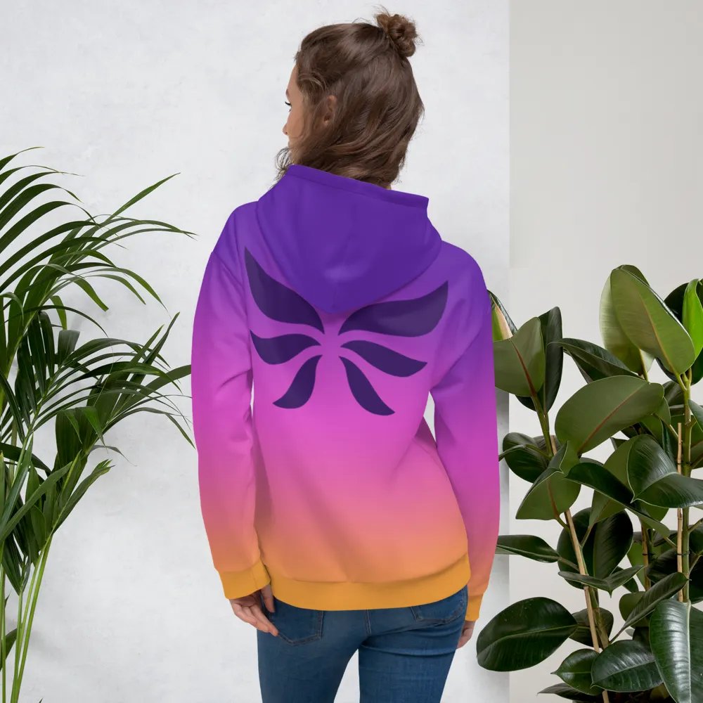 Sunset Gradient Flag Wings Hoodie product image (5)