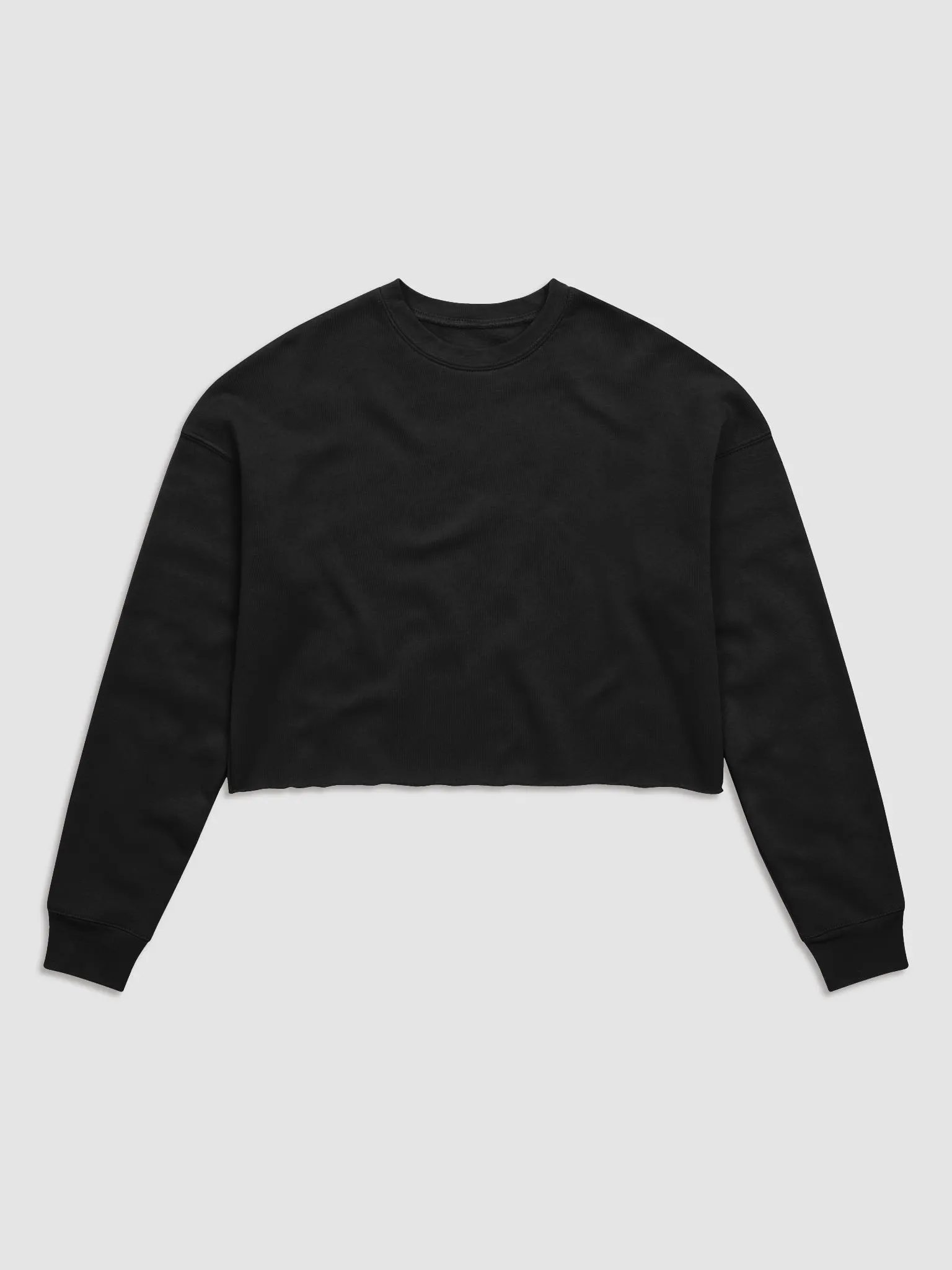 Luna Women's Fleece Crop Sweatshirt - Stylish Comfort with Celestial Design product image (4)