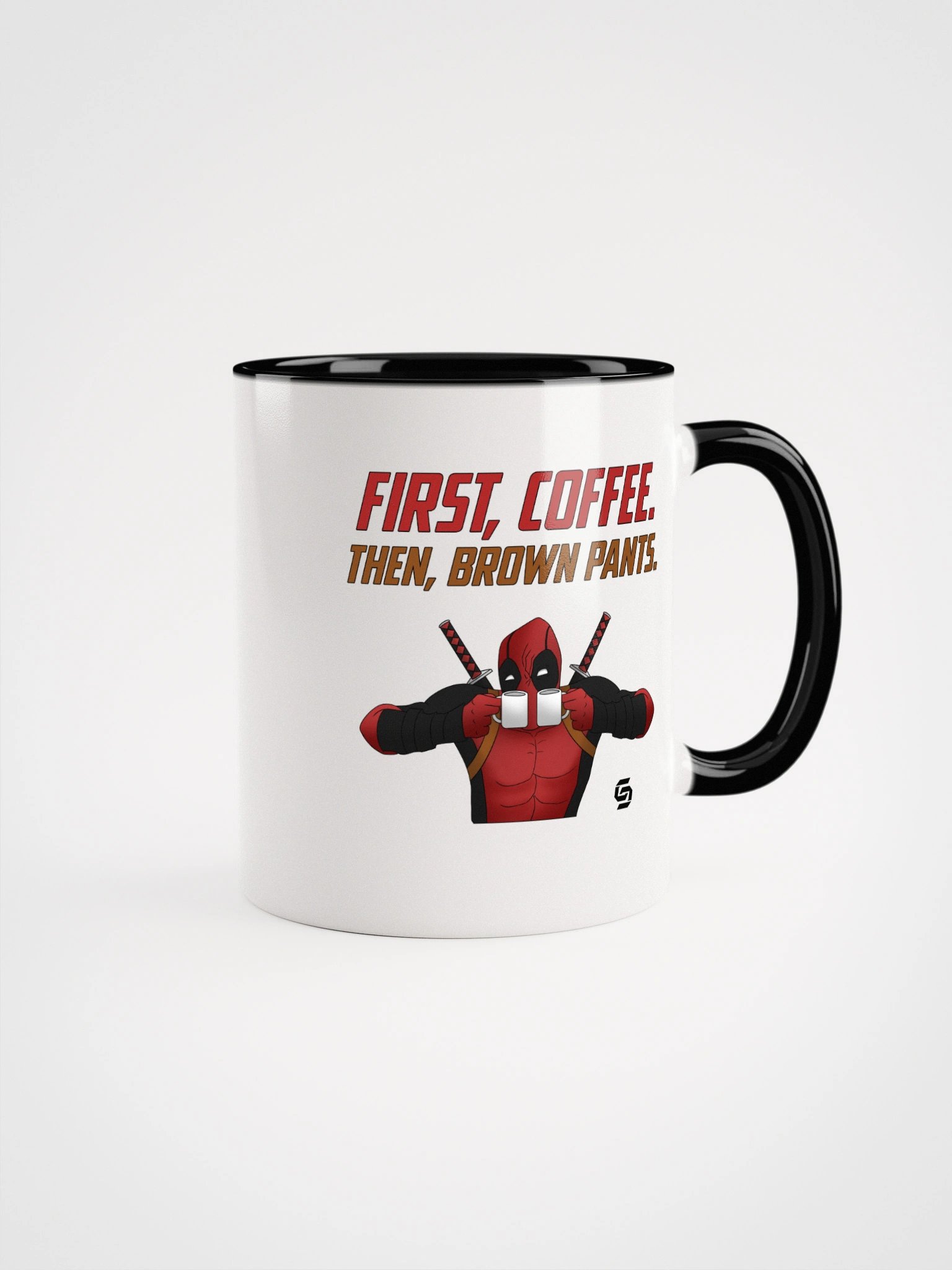 Deadpool Brown Pants Coffee Mug product image (1)