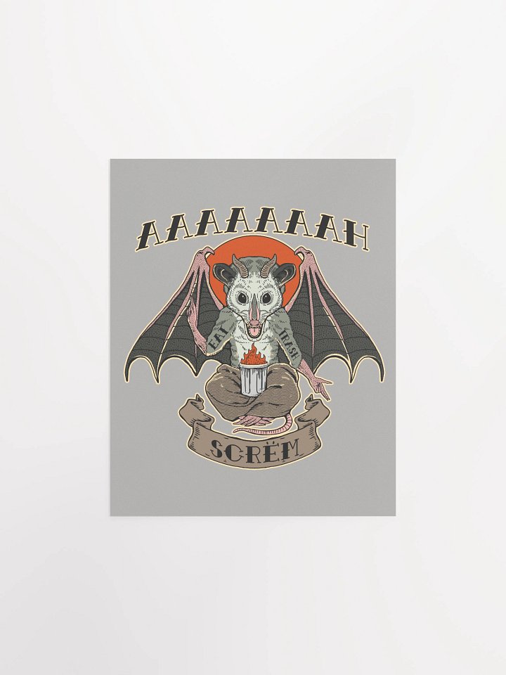 Anxiety Possum Poster product image (1)
